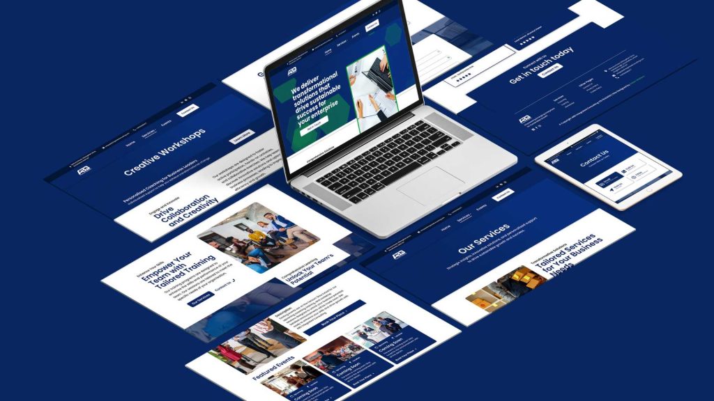 ABD Integrated Consulting Website Mockup