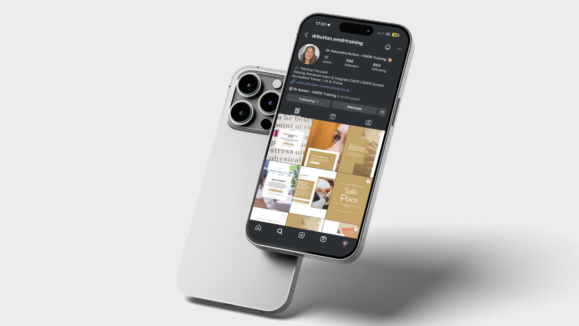 Dr Button (EMDR Training) Phone Mockup