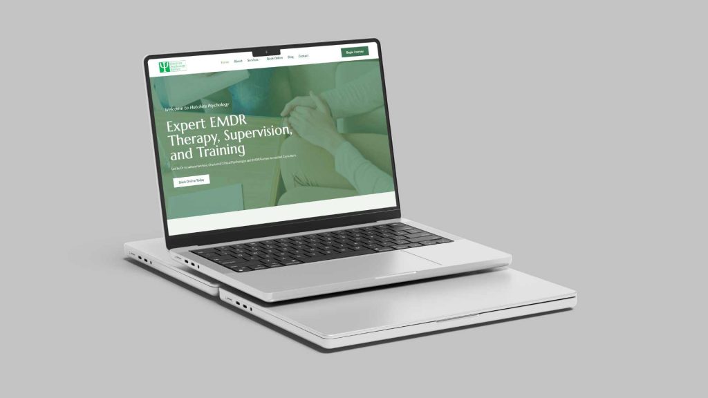 Hutchins Psychology Website Mockup