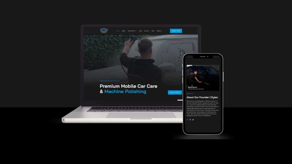 Bluewave Automotive Website Design Project