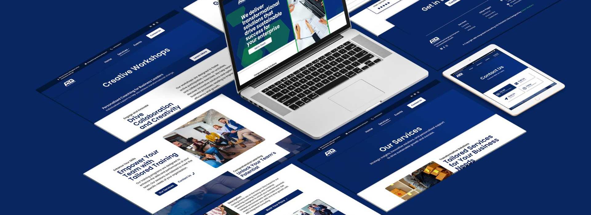 ABD Integrated Consulting Website Mockup